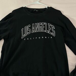 All black LA sweatshirt